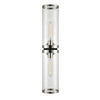 Revolve Ii Clear Glass/Polished Nickel 2 Lights Wall/Vanity