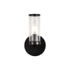 Revolve Clear Glass/Urban Bronze 1 Light Wall/Vanity