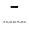 Rezz 36-in Black LED Linear Pendant