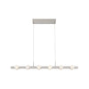 Rezz 36-in Brushed Nickel LED Linear Pendant