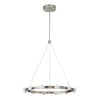 Rezz 28-in Brushed Nickel LED Pendant