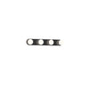 Rezz 16-in Black LED Vanity