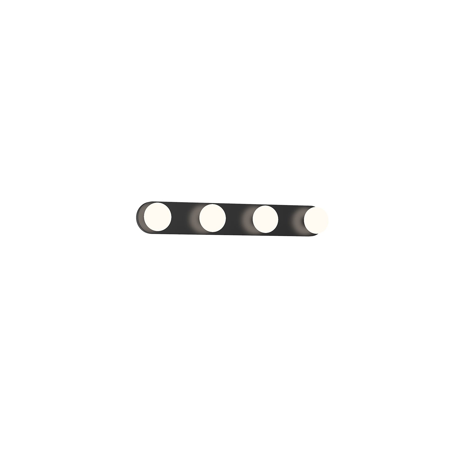 Rezz 16-in Black LED Vanity