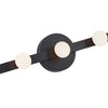 Rezz 24-in Black LED Wall Sconce