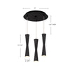 Robson 11-in Brushed Nickel 3-Light Multi Pendant
