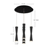 Robson 14-in White 5-Light Multi Pendant