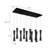 Robson 27-in White 10-Light Multi Pendant