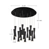 Robson 24-in White 13-Light Multi Pendant