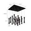 Robson 19-in White 16-Light Multi Pendant