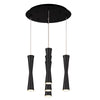 Robson 14-in Black 5-Light Multi Pendant