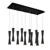 Robson 27-in Black 10-Light Multi Pendant