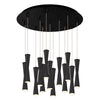Robson 24-in Black 13-Light Multi Pendant