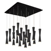 Robson 19-in Black 16-Light Multi Pendant