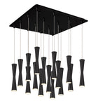 Robson 19-in Black 16-Light Multi Pendant