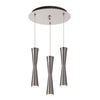 Robson 11-in Brushed Nickel 3-Light Multi Pendant