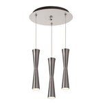 Robson 11-in Brushed Nickel 3-Light Multi Pendant