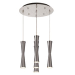 Robson 14-in Brushed Nickel 5-Light Multi Pendant