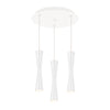 Robson 11-in White 3-Light Multi Pendant