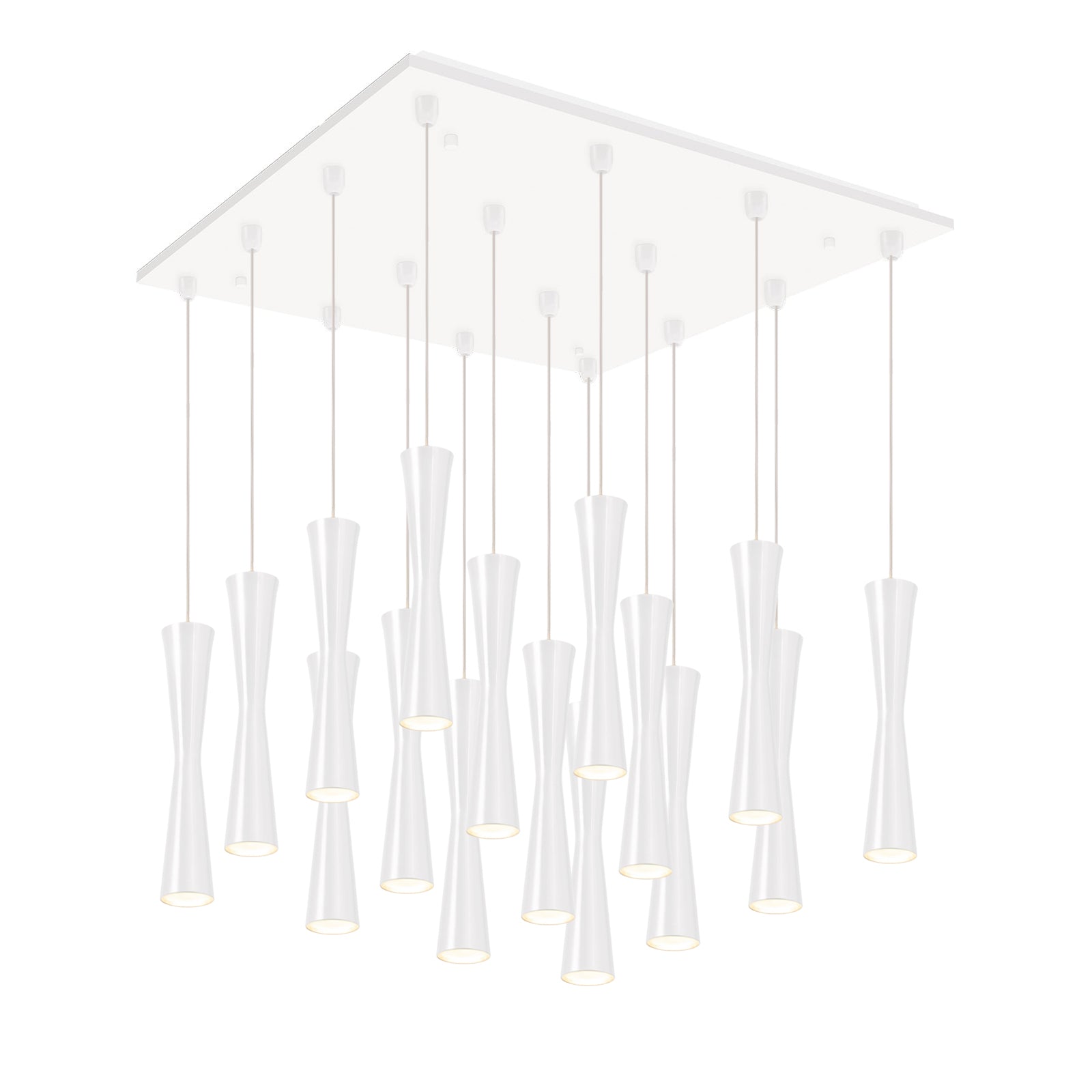 Robson 19-in White 16-Light Multi Pendant