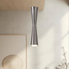 Robson 12-in Brushed Nickel LED Pendant