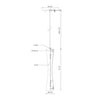 Robson 12-in Brushed Nickel LED Pendant
