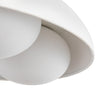 Robyn 16-in Antique White/Opal Glass Socket Flush Mount
