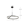 Roda 31-in White LED Pendant