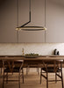 Roda 31-in Black LED Pendant
