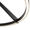 Roda 23-in Black LED Semi-Flush Mount