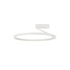 Roda 23-in White LED Semi-Flush Mount