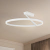 Roda 23-in White LED Semi-Flush Mount