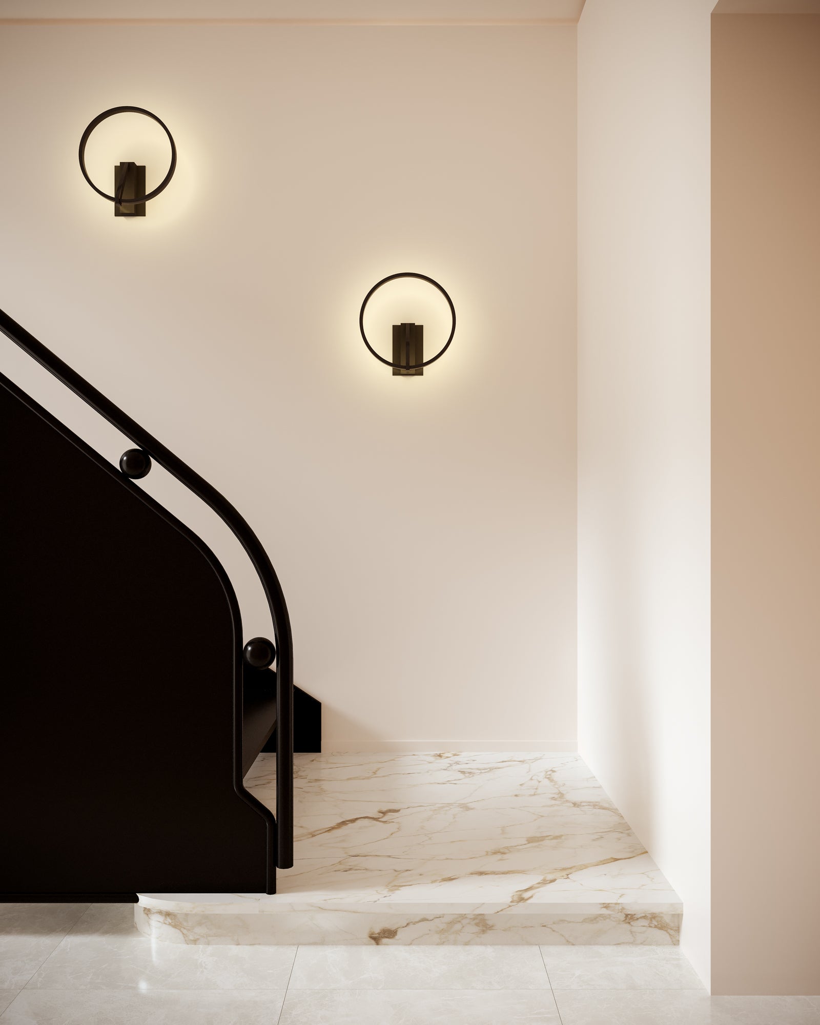 Roda 13-in Black LED Wall Sconce
