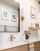Rona 24-in Brushed Gold LED Vanity
