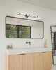 Rotaire 33-in Black LED Vanity