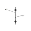 Rotaire 29-in Black LED Wall Sconce
