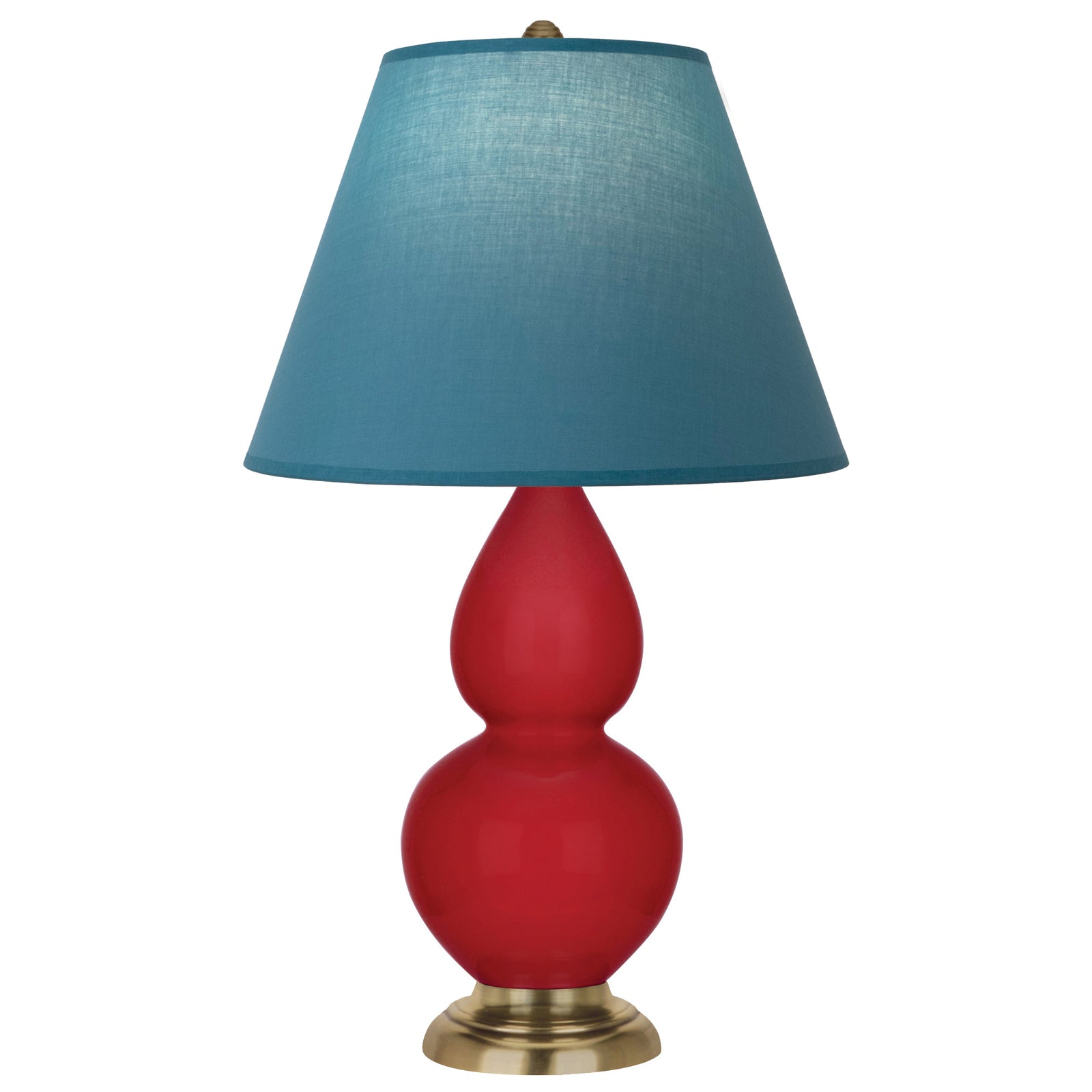 Ruby Red Double Gourd Table Lamp
