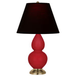 Ruby Red Double Gourd Table Lamp