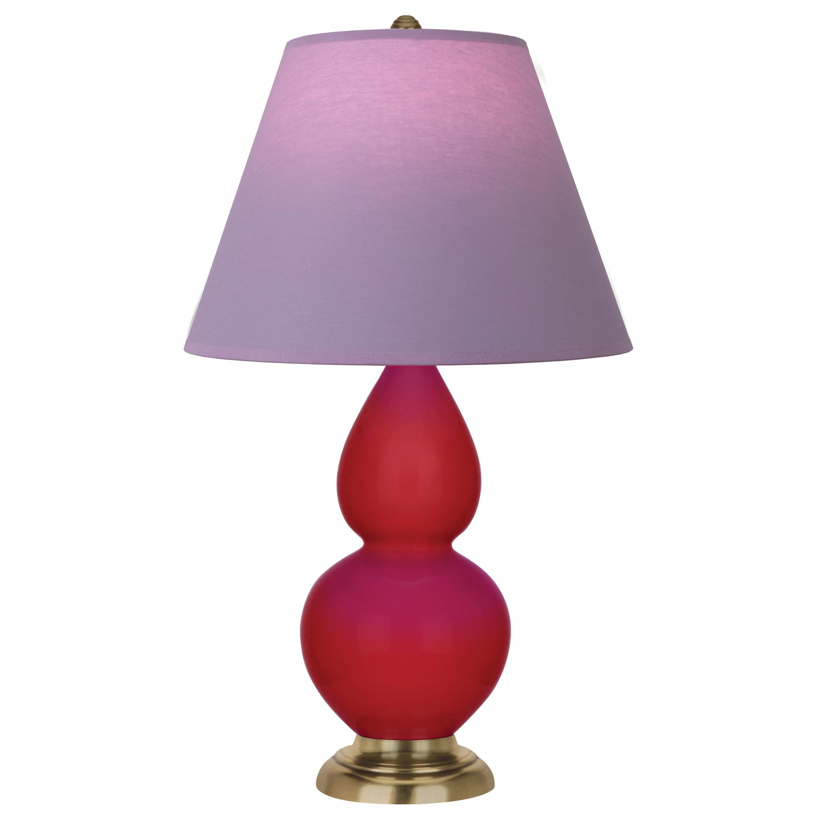 Ruby Red Double Gourd Table Lamp