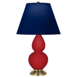 Ruby Red Double Gourd Table Lamp