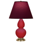 Ruby Red Double Gourd Table Lamp