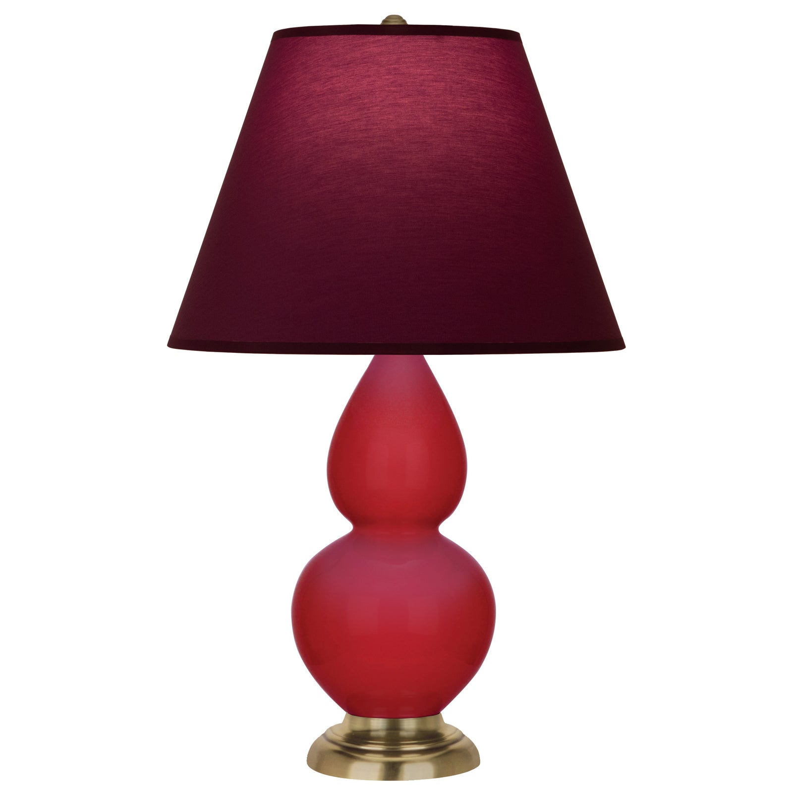 Ruby Red Double Gourd Table Lamp