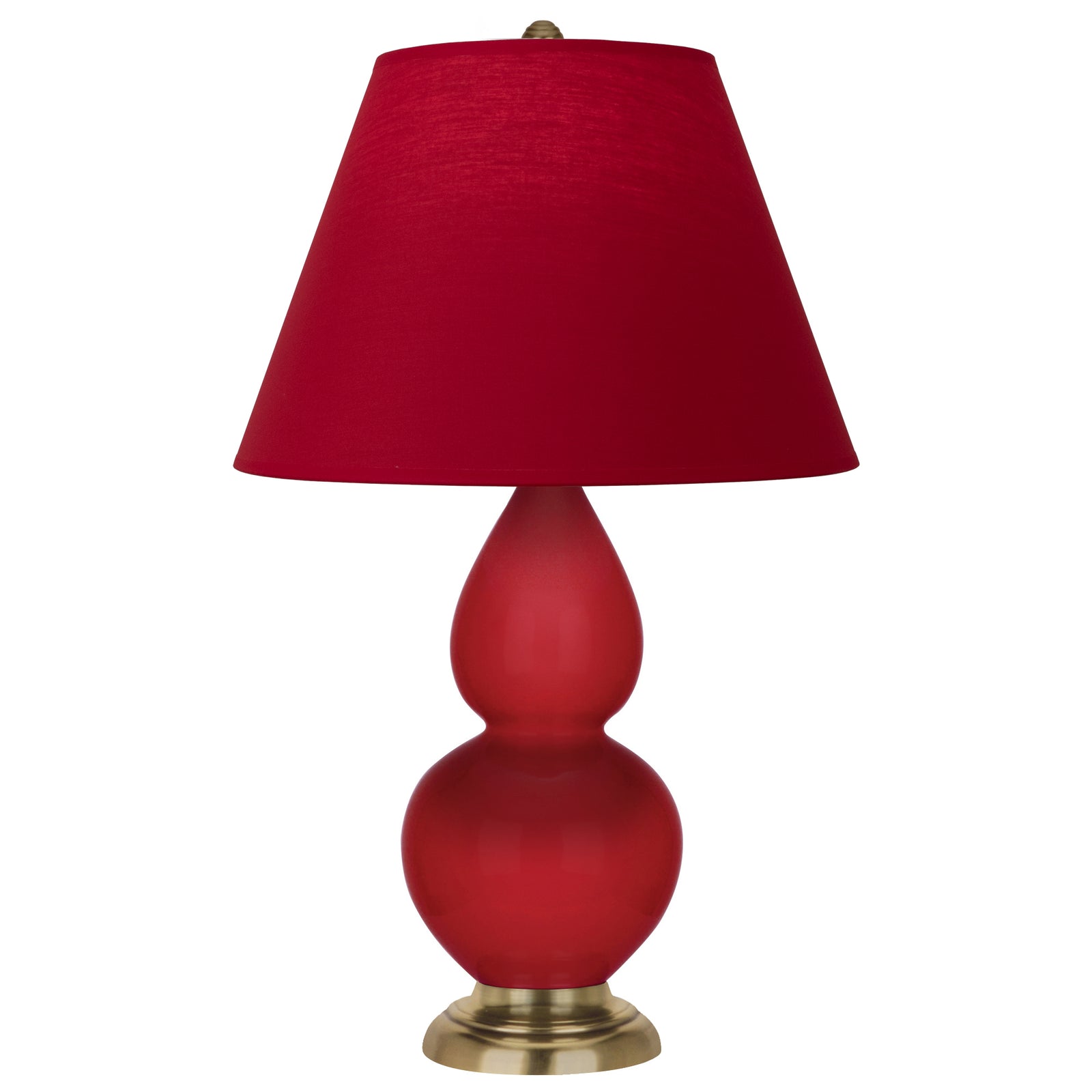 Ruby Red Double Gourd Table Lamp