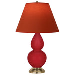 Ruby Red Double Gourd Table Lamp
