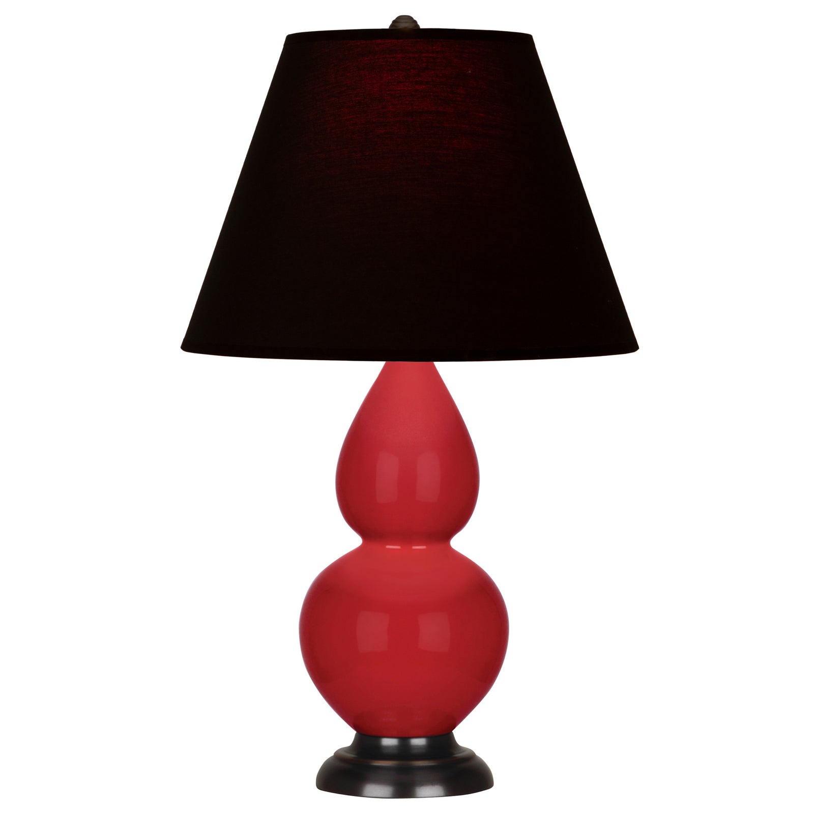 Ruby Red Double Gourd Table Lamp