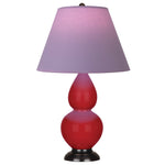 Ruby Red Double Gourd Table Lamp