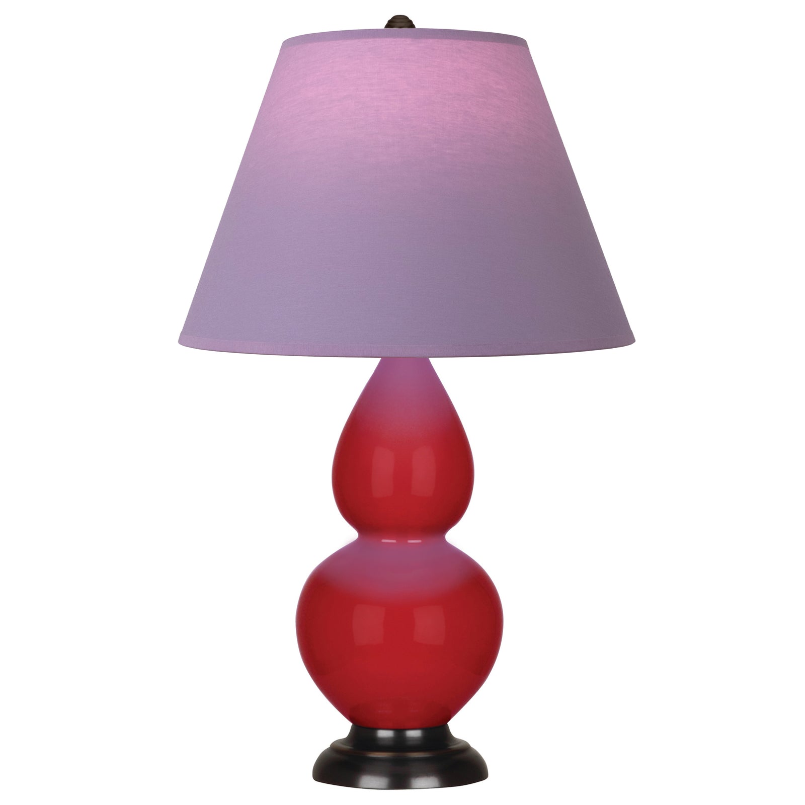 Ruby Red Double Gourd Table Lamp