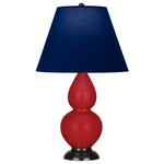 Ruby Red Double Gourd Table Lamp