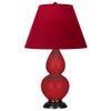 Ruby Red Double Gourd Table Lamp