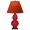 Ruby Red Double Gourd Table Lamp