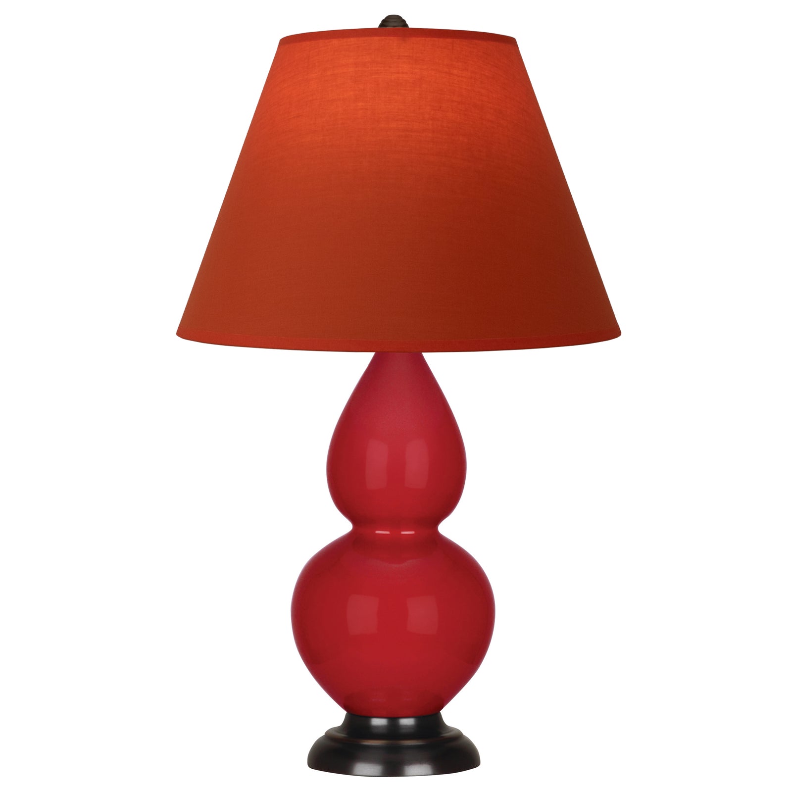 Ruby Red Double Gourd Table Lamp
